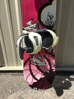 NEW NOS 148cm Womens 5150 Velour Snowboard With 5150 Med Binding