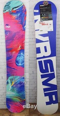 New 2017 Never Summer Onyx Womens Snowboard 146 cm White and Blue Base
