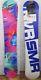 New 2017 Never Summer Onyx Womens Snowboard 146 Cm White And Blue Base