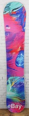 New 2017 Never Summer Onyx Womens Snowboard 146 cm White and Blue Base