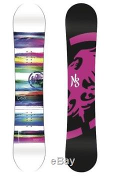 New Never Summer Women's Onyx Snowboard with Bindings