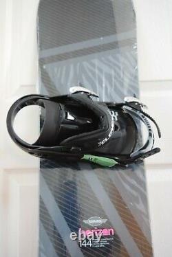 New Sims Horizon Snowboard Size 144 CM With Element M/l Bindings