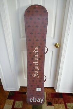 New Sims Sugarboards Snowboard Size 151 CM With Large Ride Bindings