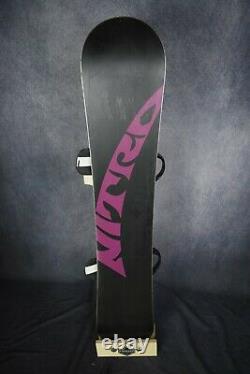 Nitro Mistique Snowboard Size 146 CM With Burton Medium Bindings