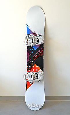 Nitro Snowboard Women's Lectra Colorband Zero 152 cm Ride Lxh Bindings (52) 2012