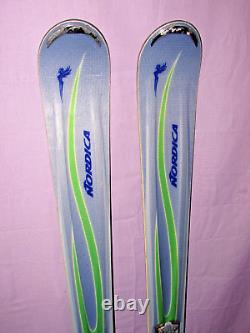 Nordica Conquer Olympia women's skis 162cm with Nordica N0311 adjustable bindings