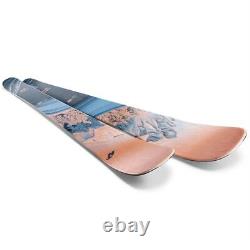 Nordica Santa Ana 97 Women's All-Mountain Skis, Blue/Salmon, 155cm MY24