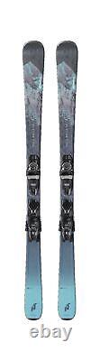 Nordica Wild Belle 78 CA Women's All-Mountain Skis, Anthracite/Aqua, 168cm with TP