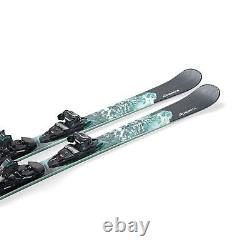 Nordica Wild Belle DC 84 Women's All-Mountain Skis, Black/Teal, 144cm MY24