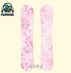 NuPeak Adult Women's Camber Snowboard Sakura 2024 153CM