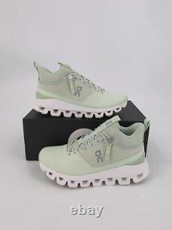 On Cloud Hi Sneakers Size 5 Mineral Mint Green Casual All Day Womens Running