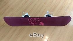 Premium M3 Women's Snowboard + Speed Entry Bindings 139cm Great for All Levels