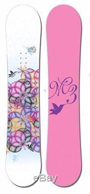 Premium M3 Women's Snowboard + Speed Entry Bindings 139cm Great for All Levels