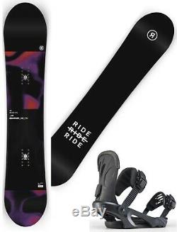 RIDE 2020 COMPACT 150CM WOMEN'S SNOWBOARD With RIDE BINDINGS, NEW
