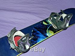 RIDE Vista WOMEN'S All-Mountain Snowboard 152cm with RIDE SPi Bndings Size Medium