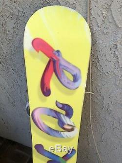 ROXY ALLY BTX 143 Snowboard Banana Traction with Burton Stiletto Bindings