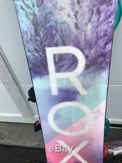 ROXY girls snowboard perfect for beginners comes with K2 bindings