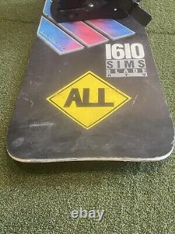 Rare Vintage 1989 Sims 1610 Blade ATV Snowboard 161cm