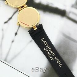 Raymond Weil Watch Dual Time 18K Yellow Gold Plated All Original Mint Warranty