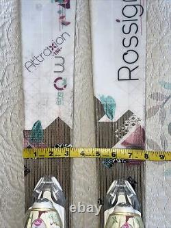 Rossignol Attraxion 154 CM Skis & Rossignol Saphir With Poles Leki