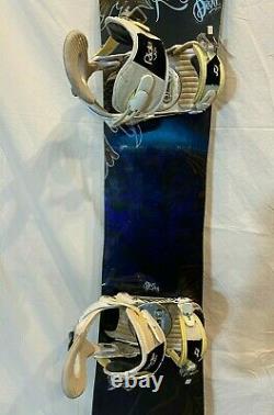 Rossignol Diva 144cm Twin-Tip All-Mountain Snowboard withRIDE VXN Bindings Medium