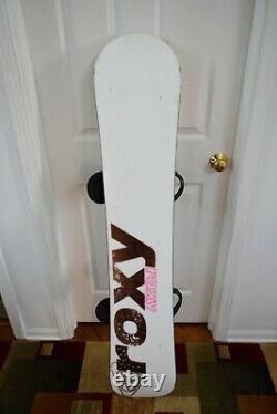 Roxy Snowboard Size 143 CM With Burton Medium Binding