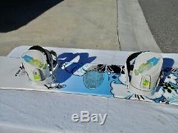 Roxy Women's Snowboard 147cm Roxy Medium Bindings Nice Shape
