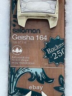 Salomon GEISHA Skis 164 CM With Marker Griffon bindings