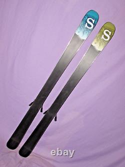 Salomon LADY women's all mtn Twin Tip skis 161cm with Salomon FF9 ski bindings