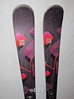 Salomon LAVA women's all mountain skis 151m with Salomon L10 adjustable bindings