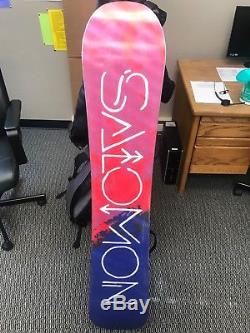 Salomon Lotus Snowboard 2018 Package Womens 146 Union Trilogy 2018 Bindings M