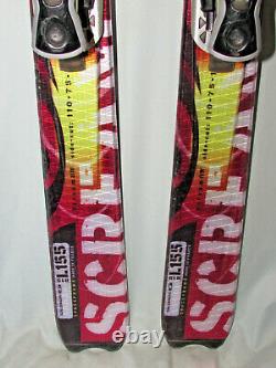 Salomon SCREAM 8 W women's skis 155cm with Salomon s810 PILOT adjustable bindings