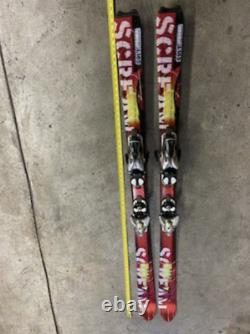 Salomon r17 L165 ski skis scream spraceframe with binding women women's skie