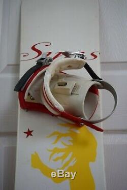 Sims By Tina Basich Snowboard Size 145 CM With Medium Bindings