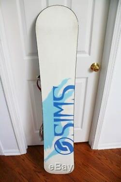Sims Fs600 Snowboard Size 143 CM With Medium Bindings