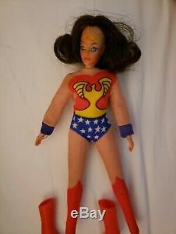 Vintage 1973 Wonder Woman 8 Doll Figure MEGO Near Mint Complete All Original