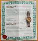 Vintage Ladies Rolex Datejust 26mm Yellow Gold And Steel Watch All Original Mint