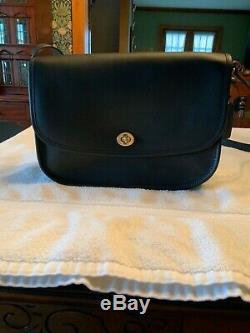 Vintage NWT COACH City Bag #9790 BLACK All Leather USA MINT
