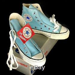 Vintage USA-MADE Converse All Star Chuck Taylor blue MINT BOXED size 4 (mens 2)