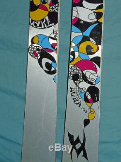 Volkl AURA 163cm Women's All-Mountain Powder Skis Full Camber with no bindings