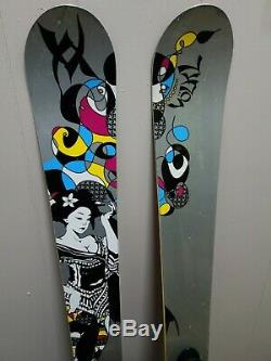 Volkl AURA 163cm Women's All-Mountain Skis with bindings downhill all mountain