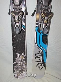 Volkl AURA women's all mountain POWder skis 156cm with Marker 11.0 ski bindings