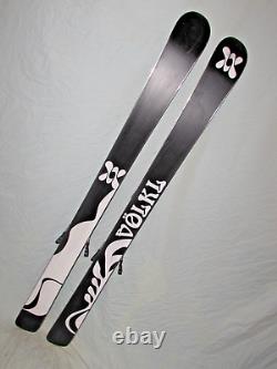 Volkl AURA women's all mountain POWder skis 156cm with Marker 11.0 ski bindings