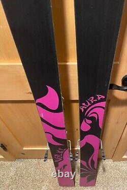 Volkl AURA womens 92 mm wide Skis 170cm Marker Griffon Demo adjustable Bindings