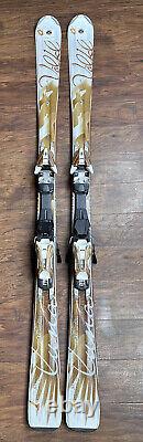 Volkl Attiva Luna Skis Size 163 CM (103-72-117) With Marker Bindings