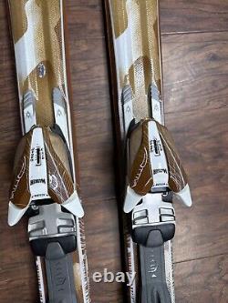 Volkl Attiva Luna Skis Size 163 CM (103-72-117) With Marker Bindings