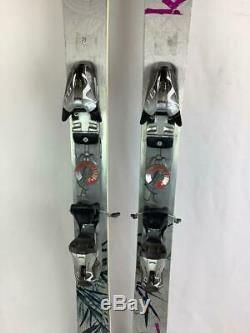 Volkl Kenja Womens Silver 163 cm All-Mountain Alpine Skis With Bindings