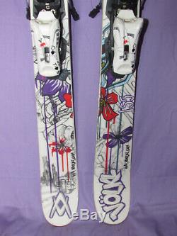 Volkl PEARL women's all mountain twin tip skis 155cm w Marker Free ski bindings