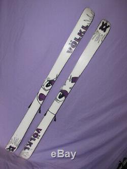 Volkl PEARL women's all mountain twin tip skis 169cm w Marker 10.0 ski bindings