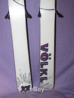 Volkl PEARL women's all mountain twin tip skis 169cm w Marker 10.0 ski bindings
